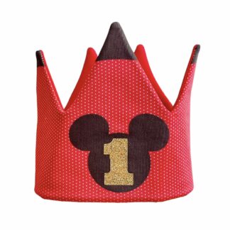 Corona de cumpleaños Mickey primer año