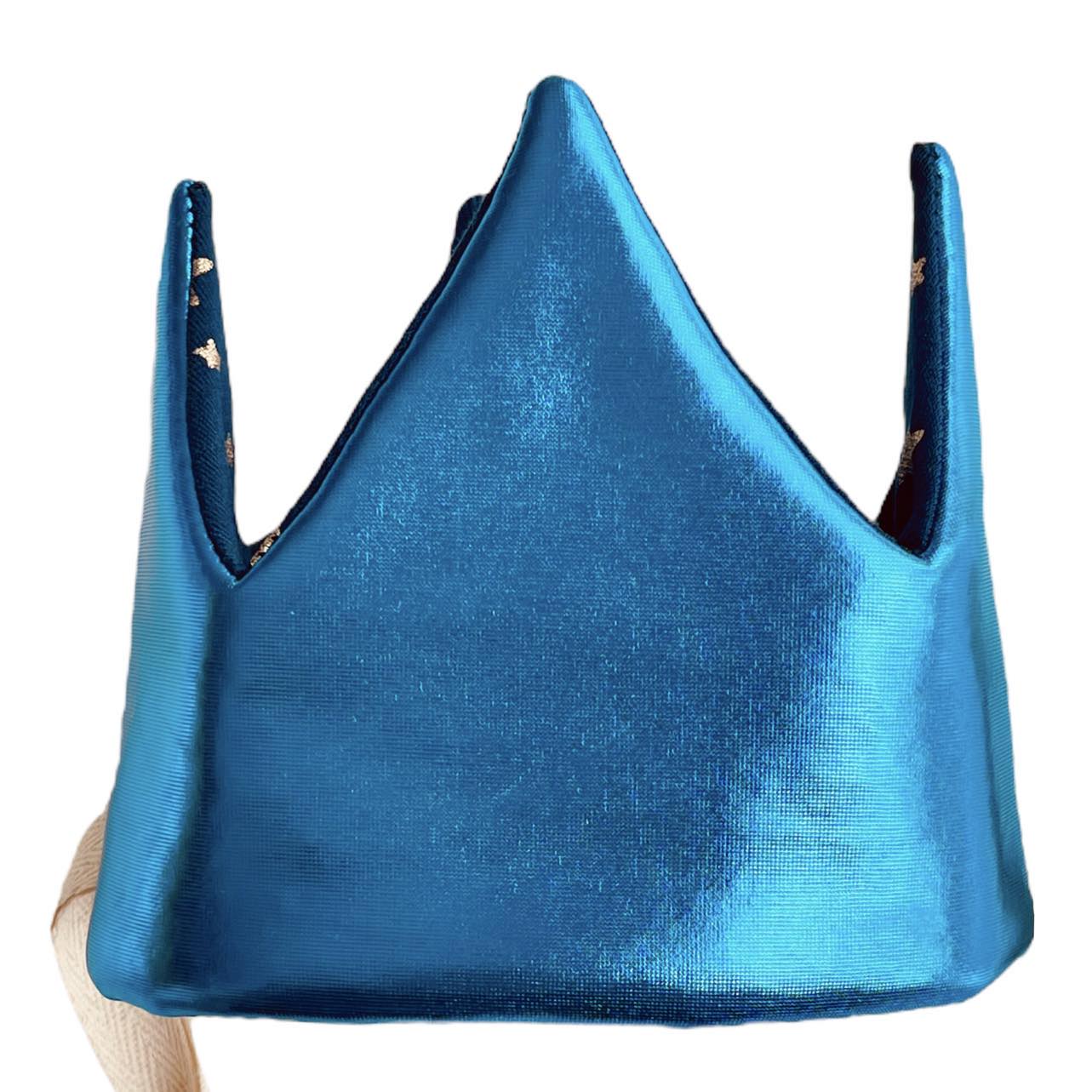 Corona Reversible estrellitas y azul eléctrico con edad - Imagen 2