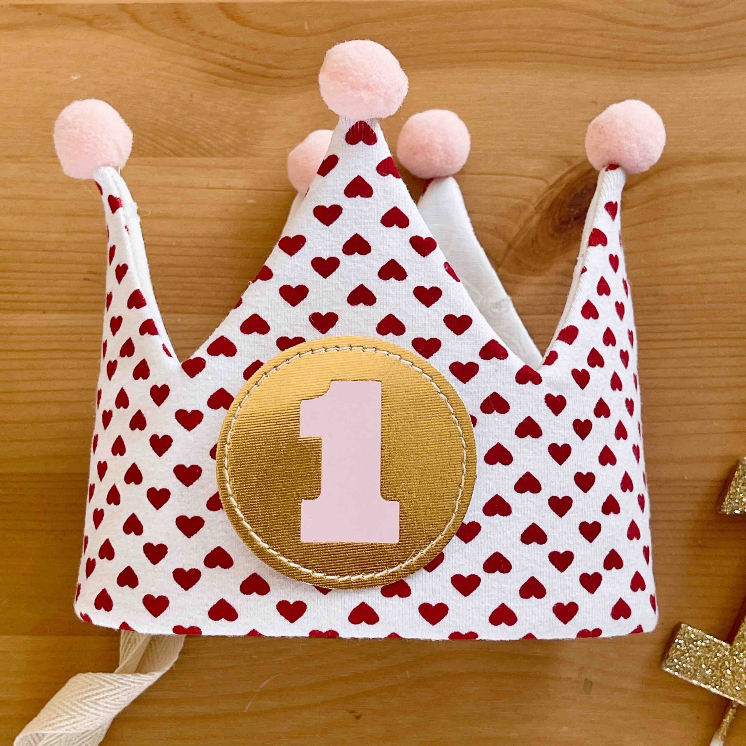 Set Oferta Único: Coronita de corazones y pompones + Vela 1 - Imagen 2